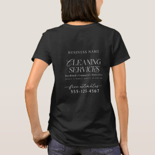 Cleaning Crew Employee Cleaning Service Uniform T-Shirt