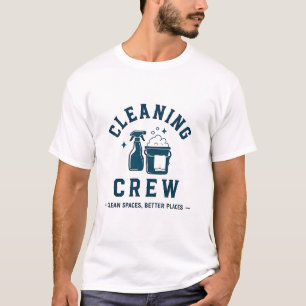 🧽 Cleaning Crew Professional Service Team 🧽 T-Shirt