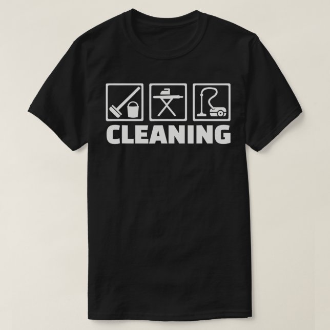 Cleaning equipment  T-Shirt (Design Front)