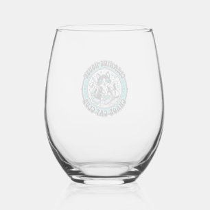 Cleaning House Chaos Cat Pet Lover Shirt Art - Cle Stemless Wine Glass