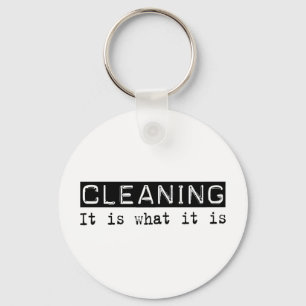 Cleaning It Is Key Ring