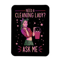 Cleaning Lady Housekeeper Housekeeping Cleaner Gra
