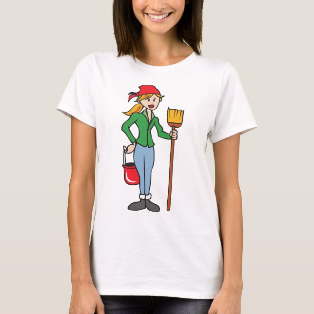 Cleaning Lady T-Shirt (Front)