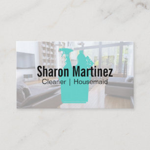 Cleaning Maid Cleaner Tools Business Card