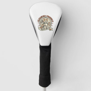 Cleaning Product Retro Ad Cat Cleaning Product Ret Golf Head Cover