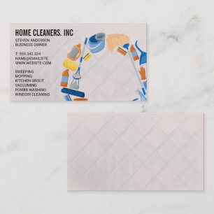 Cleaning Products and Services Business Card