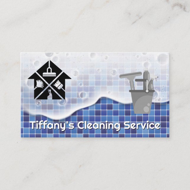 Cleaning Products | Soap | Home Services Business Card (Front)