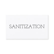 Cleaning Sanitisation Disinfection Minimal