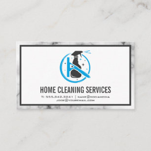 Cleaning Sanitising Tools Business Card