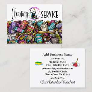 Cleaning Service  Business Card