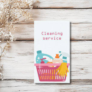 Cleaning service  business card