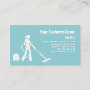 Cleaning Service Business Card