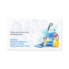 Cleaning Service Business Card