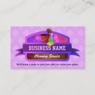 Cleaning Service business cards