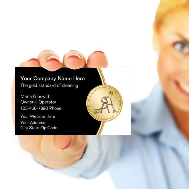 Cleaning Service Business Cards (Creator Uploaded)