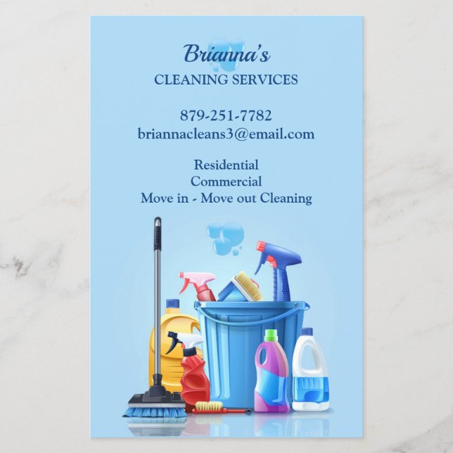 Cleaning Service Flyer (Front)