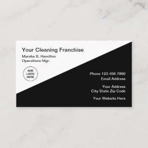 Cleaning Service Franchise Business Card