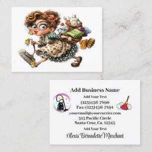Cleaning Service Housekeeping Business Card