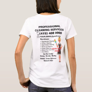 Cleaning Service Housekeeping Janitorial Maid T-Shirt