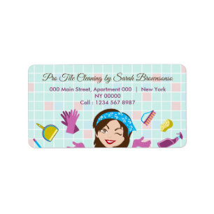 Cleaning Service New Address Label