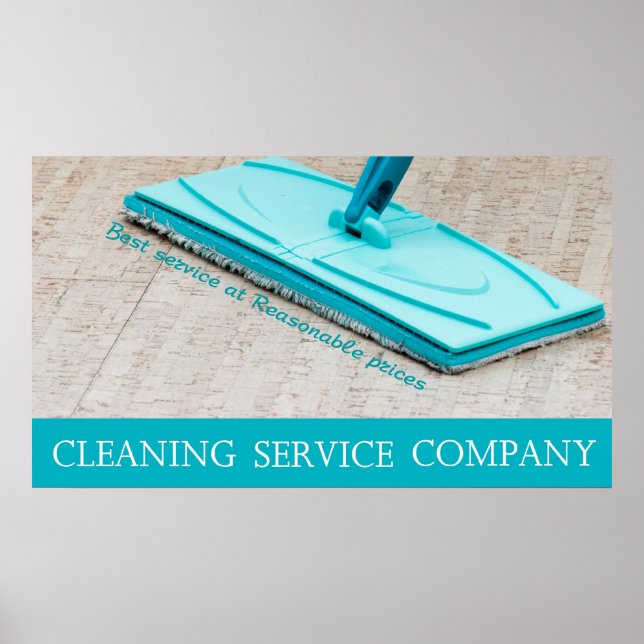 Cleaning service poster (Front)