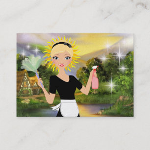Cleaning Service - SRF Business Card