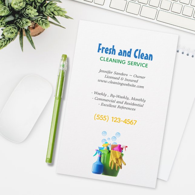  Cleaning Service Supplies Bucket Housekeeping Flyer (Creator Uploaded)