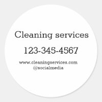 Cleaning services add number website email address