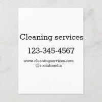 Cleaning services add number website email address