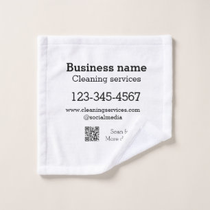 Cleaning services add number website email address wash cloth