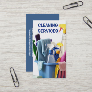 Cleaning Services Business Card
