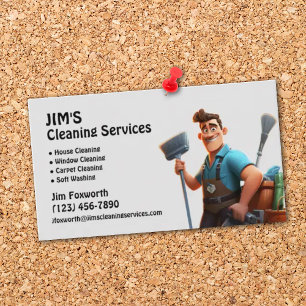 Cleaning Services Business Card
