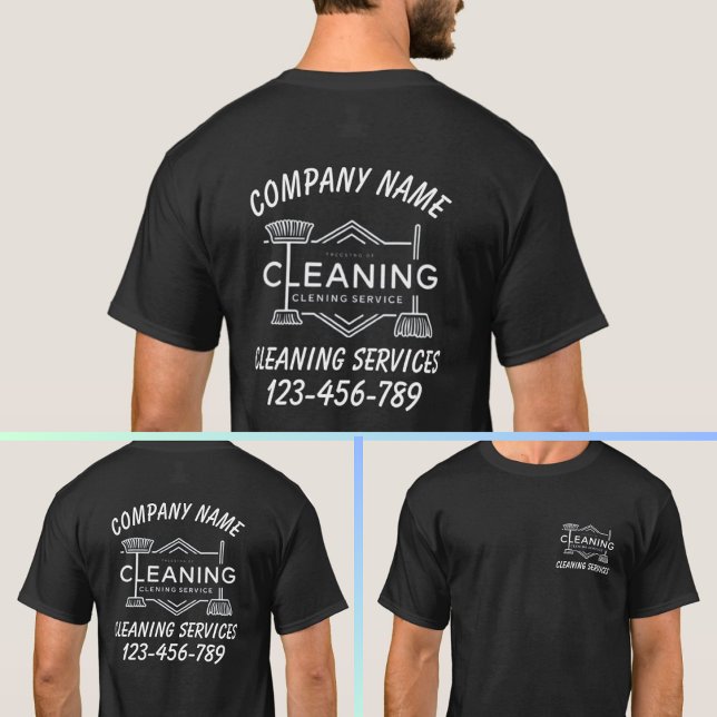 Cleaning Services Business Logo  T-Shirt (Creator Uploaded)