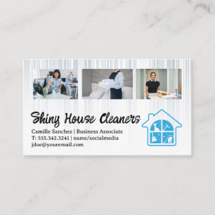 Cleaning Services   Hotel Workers Business Card