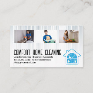 Cleaning Services Hotel Workers Maids Business Card