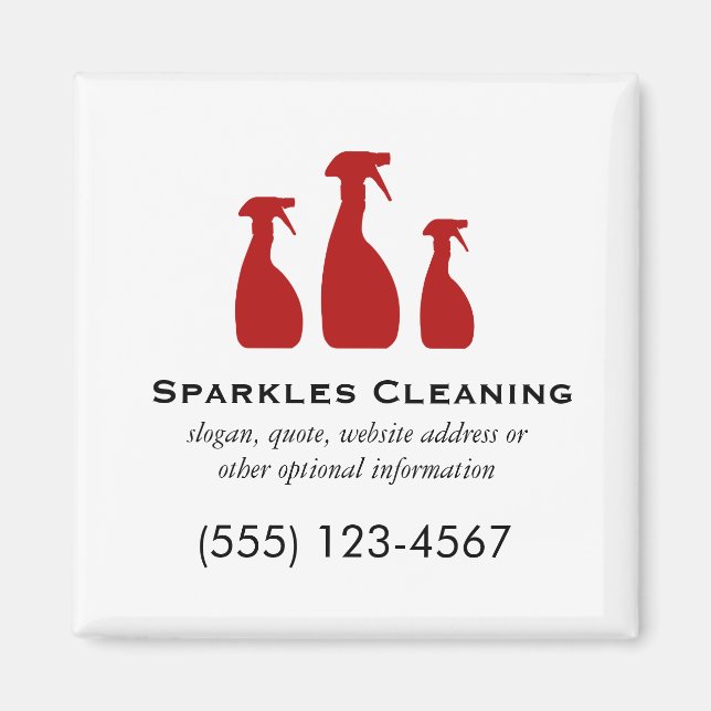 Cleaning Services Magnet (Front)