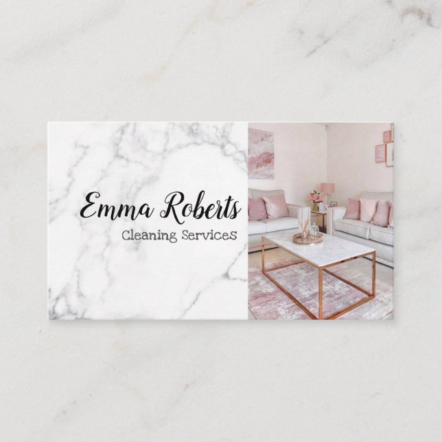 Cleaning Services | Maid Service Business Card (Front)