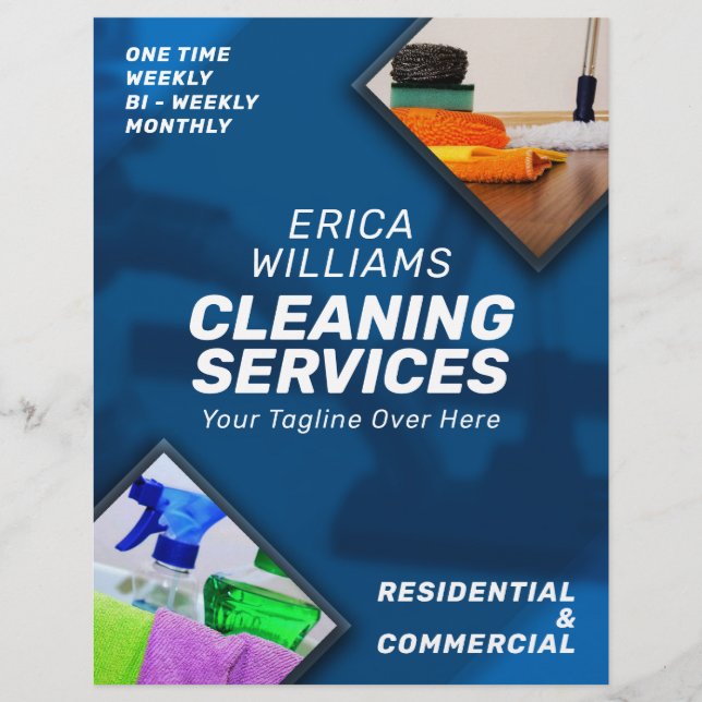 Cleaning services modern  flyer (Front)