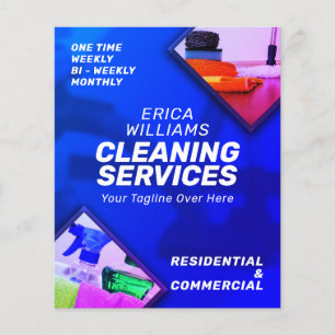 Cleaning services modern  flyer