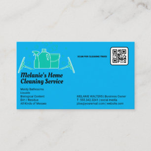 Cleaning   Spray Bucket Mop Business Card