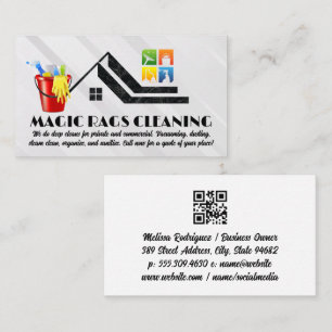 Cleaning Supplies and Services Business Card