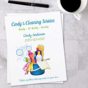 Cleaning Supplies Design House Cleaning Services Flyer