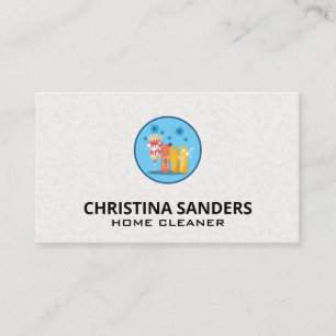 Cleaning Supplies Equipments Cleaning Services Business Card