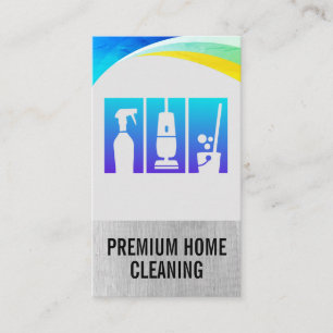 Cleaning Supplies Home Services Business Card