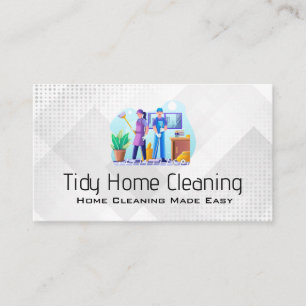 Cleaning Team Home Services Business Card
