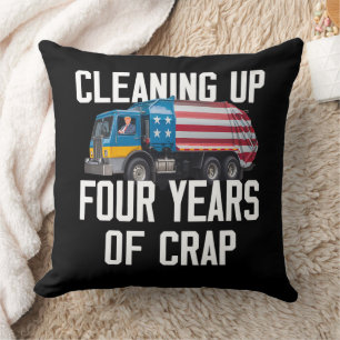 Cleaning Up Four Years Of Crap Trump Garbage Truck Cushion