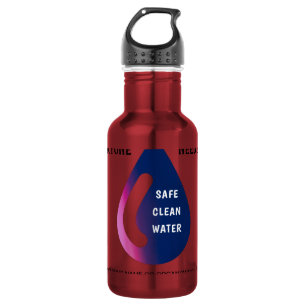 Cleanliness Everyone Needs Safe Clean Water 532 Ml Water Bottle