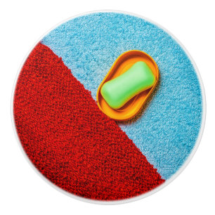 Cleanliness Is Next To Godliness Ceramic Knob