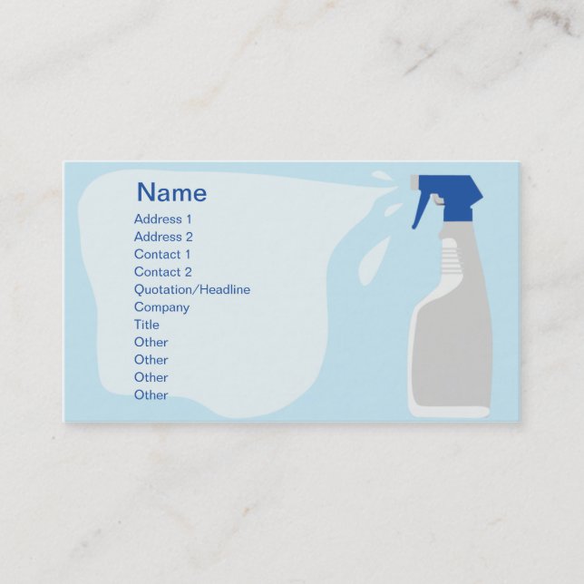 Cleanser - Business Card (Front)