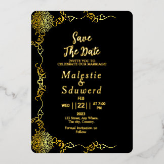 Clear Acrylic Wedding Luxury Save the Date